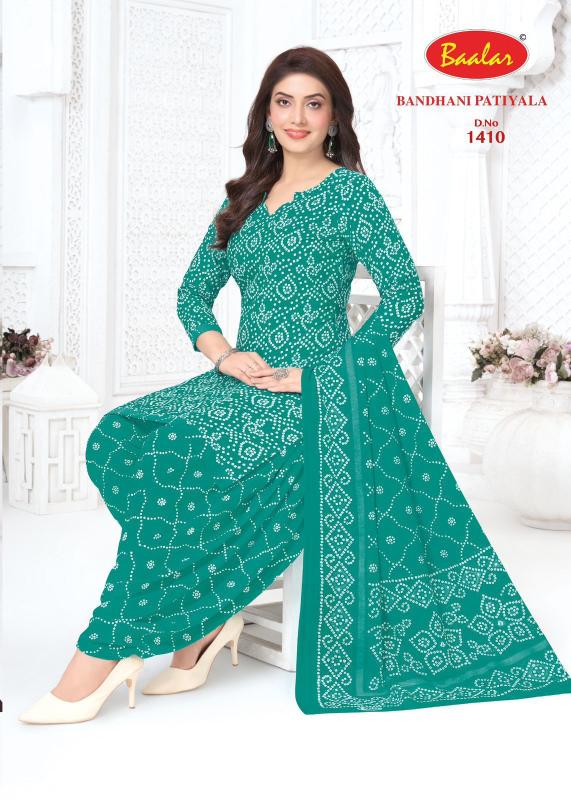 Baalar bandhani patiyala vol-14 dress material wholesaler in vashi navi mumbai